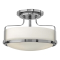 Hinkley - Lámpara de techo de superficie HARPER 3xE27/60W/230V Ø 36,6 cm acabado en cromo brillante