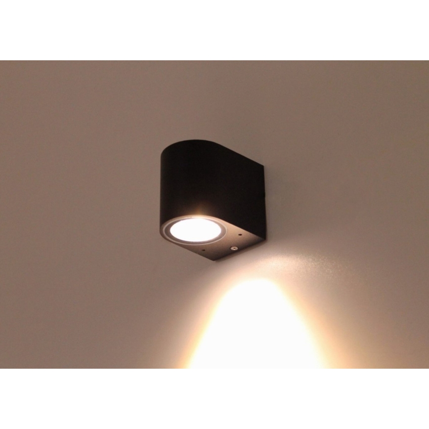 HÖFFTECH - Aplique de pared exterior 1xGU10/35W/230V IP65