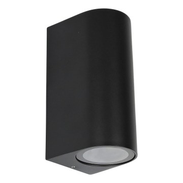 HÖFFTECH - Aplique de pared exterior 2xGU10/35W/230V IP65
