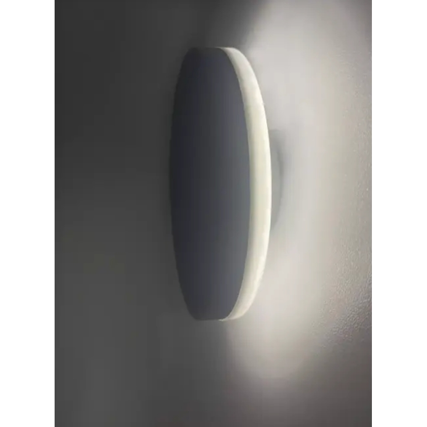 HÖFFTECH - Aplique de pared exterior LED/10W/230V redondo IP65