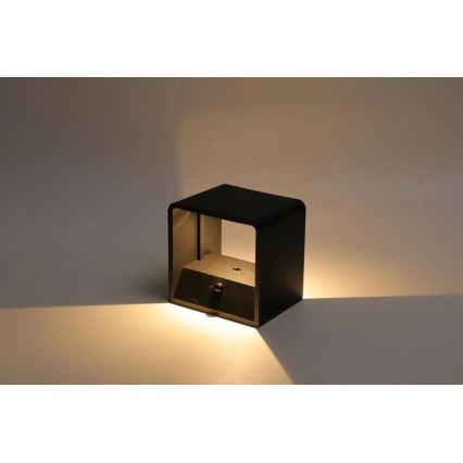HÖFFTECH - Aplique de pared recargable LED con sensor de movimiento LED/0,8W/3,7V 1200 mAh