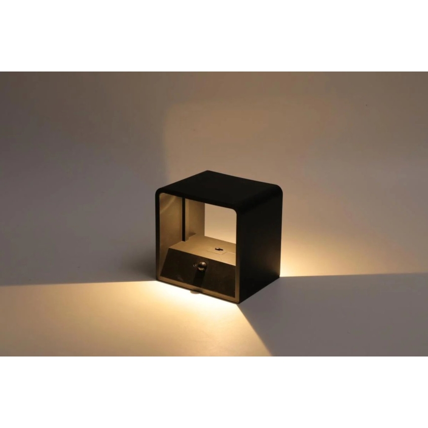 HÖFFTECH - Aplique de pared recargable LED con sensor de movimiento LED/0,8W/3,7V 1200 mAh