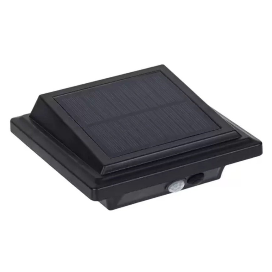 HÖFFTECH - Aplique solar LED de pared con sensor de movimiento y sensor crepuscular LED/3,7V 2000 mAh IP65