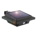 HÖFFTECH - Aplique solar LED de pared con sensor de movimiento y sensor crepuscular LED/3,7V 2000 mAh IP65
