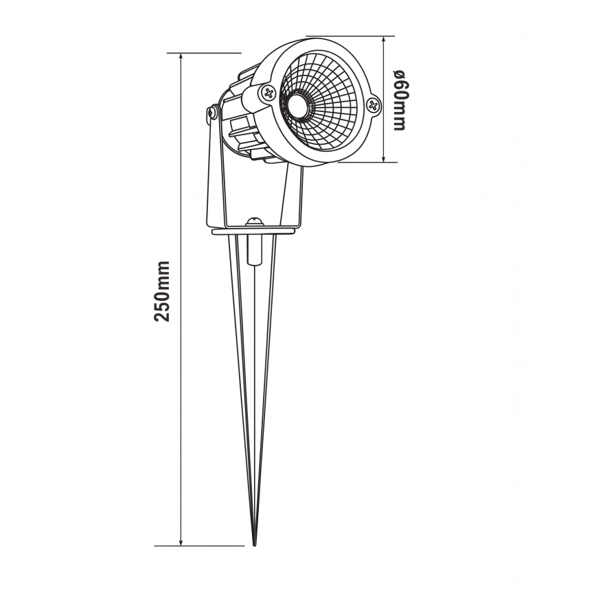 HÖFFTECH - Lámpara LED exterior/5W/230V IP65
