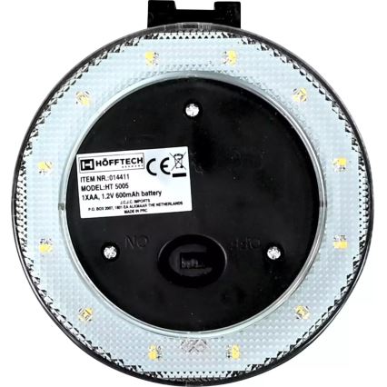 HÖFFTECH - Lámpara solar de pared LED/1,2V 600 mAh IP44