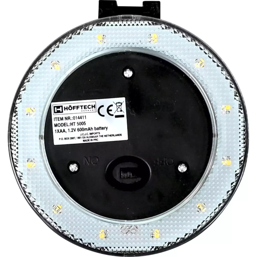 HÖFFTECH - Lámpara solar de pared LED/1,2V 600 mAh IP44