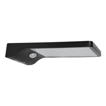 HÖFFTECH - Lámpara solar LED de pared con sensor de movimiento y crepúsculo LED/3,7V 2200 mAh IP44