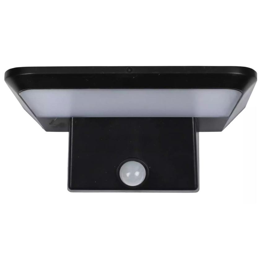HÖFFTECH - Aplique solar de pared LED con sensor de movimiento y sensor crepuscular LED/5,5V 200 mAh IP44