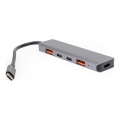 Hub USB-C 5 en 1 con Power Delivery de 100 W