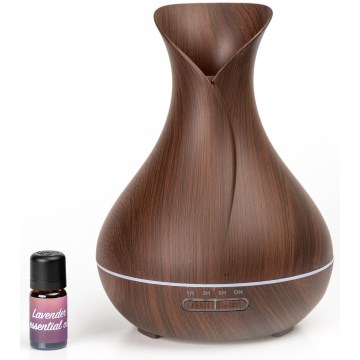 Humidificador e ionizador de aire LED RGB 400 ml