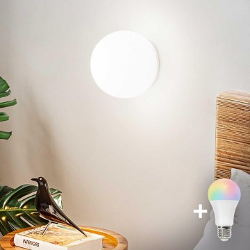 Ideal Lux 59815 - Aplique de pared LED RGBW regulable MAPA 1xE27/12W/230V 2700-6500K