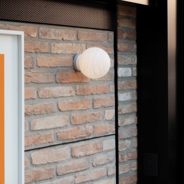Ideal Lux - Aplique CARTA 1xE27/25W/230V diá. 20 cm blanco