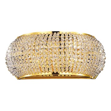 Ideal Lux - Aplique de cristal LED PASHA 3xG9/3W/230V dorado