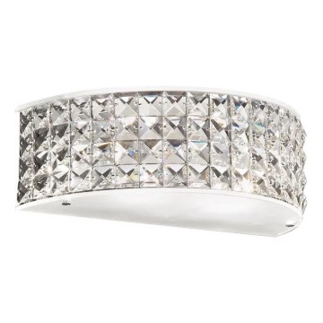 Ideal Lux - Aplique de cristal LED ROMA 2xG9/3W/230V cromo brillante