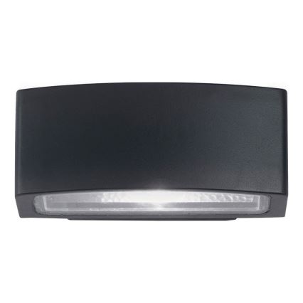 Ideal Lux - Aplique de exterior ANDROMEDA 1xE27/60W/230V IP55 negro