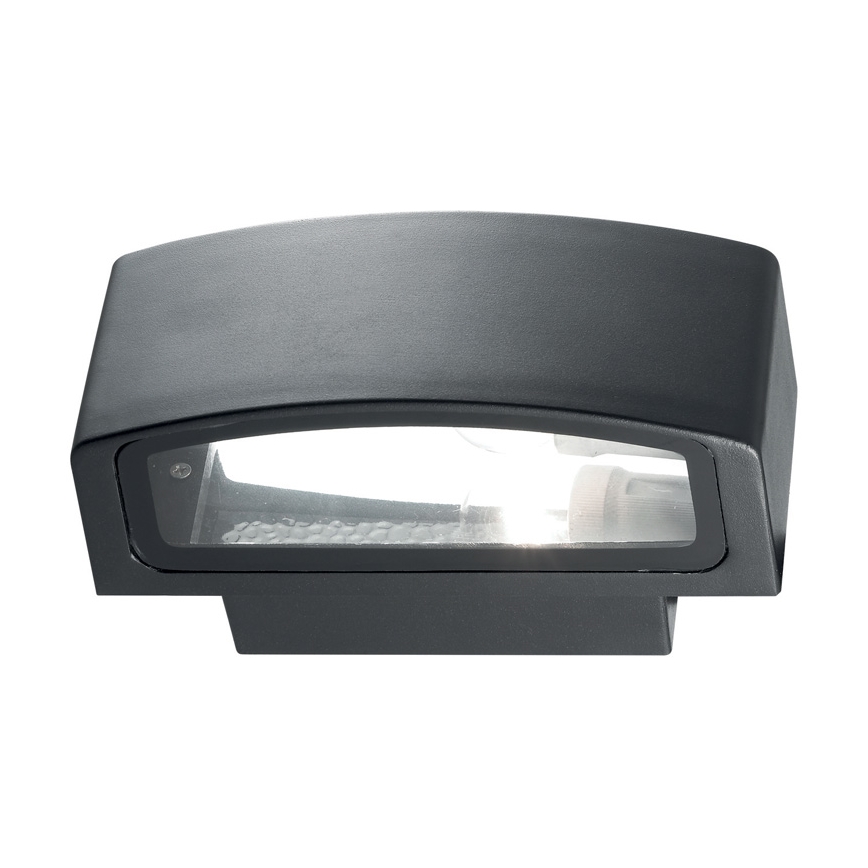 Ideal Lux - Aplique de exterior ANDROMEDA 1xE27/60W/230V IP55 negro