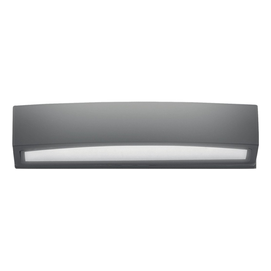 Ideal Lux - Aplique de exterior ANDROMEDA 2xE27/60W/230V IP55 antracita