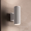 Ideal Lux - Aplique de exterior BASE 2xGU10/28W/230V IP44 blanco