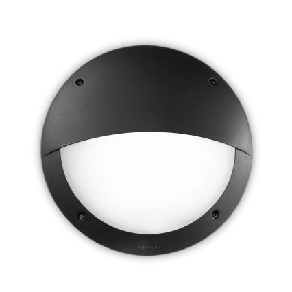 Ideal Lux - Aplique de exterior LUCIA 1xE27/23W/230V IP66 negro