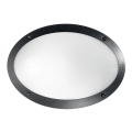 Ideal Lux - Aplique de exterior MADDI 1xE27/23W/230V IP66 negro