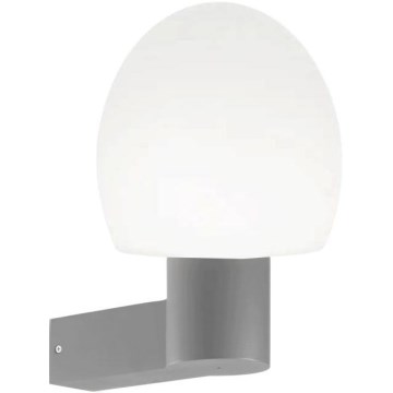 Ideal Lux - Aplique de pared exterior CLIO 1xE27/42W/230V IP44 gris