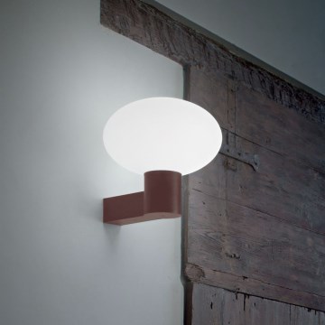 Ideal Lux - Aplique de pared exterior CLIO 1xE27/42W/230V IP44 marrón