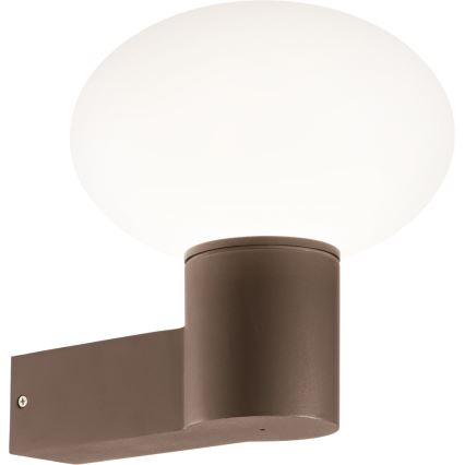 Ideal Lux - Aplique de pared exterior CLIO 1xE27/42W/230V IP44 marrón