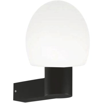 Ideal Lux - Aplique de pared exterior CLIO 1xE27/42W/230V IP44 negro