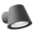 Ideal Lux - Aplique de pared exterior GAS 1xGU10/28W/230V IP43 antracita