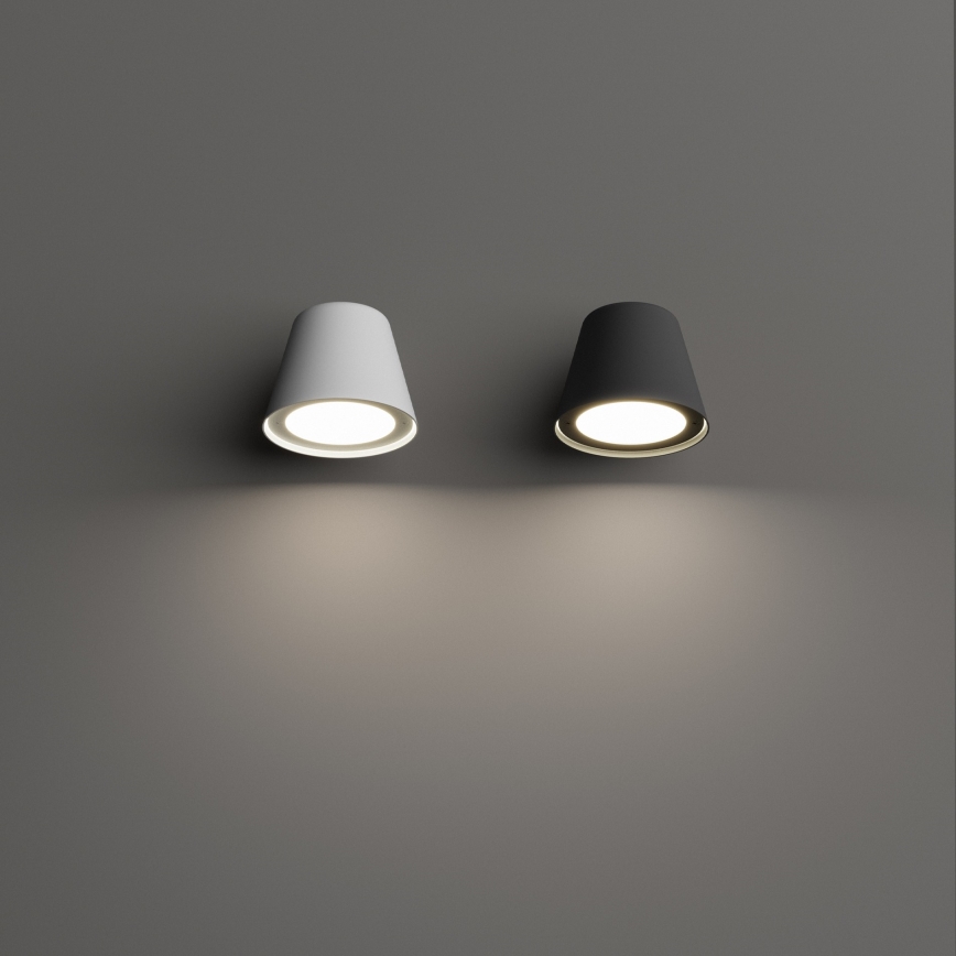 Ideal Lux - Aplique de pared exterior GAS 1xGU10/28W/230V IP43 antracita
