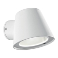 Ideal Lux - Aplique de pared exterior GAS 1xGU10/28W/230V IP43 blanco