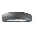 Ideal Lux - Aplique de pared exterior GIOVE 1xE27/60W/230V IP54 antracita