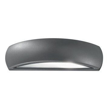 Ideal Lux - Aplique de pared exterior GIOVE 1xE27/60W/230V IP54 antracita