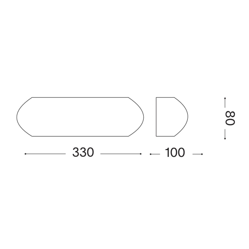 Ideal Lux - Aplique de pared exterior GIOVE 1xE27/60W/230V IP54 antracita