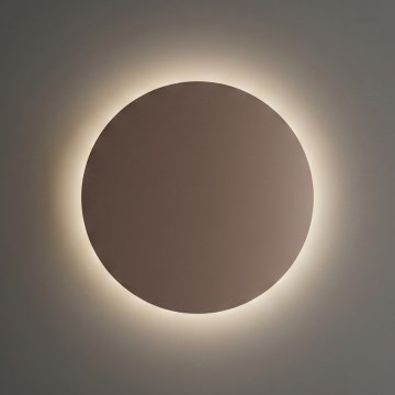 Ideal Lux - Aplique de pared exterior LED PUNTO LED/16W/230V CRI 90 Ø 30 cm IP54 marrón