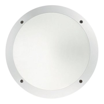 Ideal Lux - Aplique de pared exterior POLAR 1xE27/23W/230V IP66 blanco