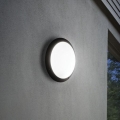 Ideal Lux - Aplique de pared exterior POLAR 1xE27/23W/230V IP66 negro
