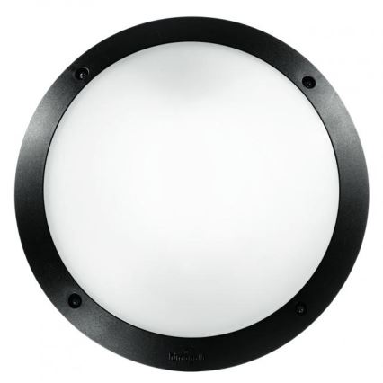 Ideal Lux - Aplique de pared exterior POLAR 1xE27/23W/230V IP66 negro