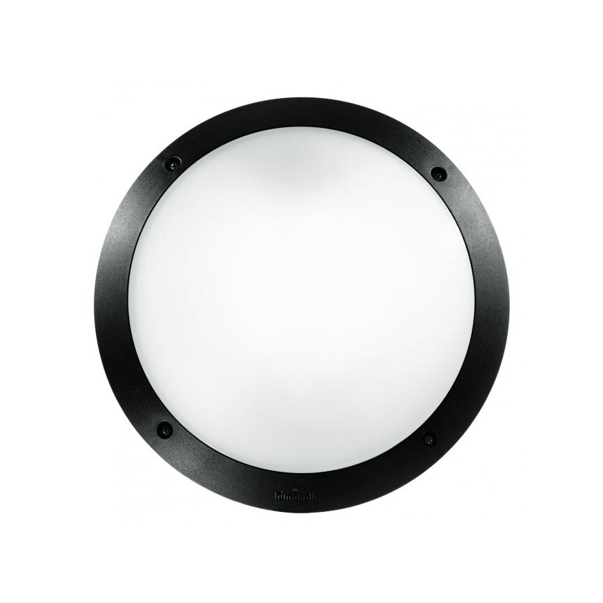 Ideal Lux - Aplique de pared exterior POLAR 1xE27/23W/230V IP66 negro