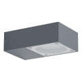 Ideal Lux - Aplique de pared exterior SIRIO 1xGX53/9W/230V IP65 antracita