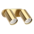 Ideal Lux - Aplique de pared LED con focos DYNAMITE 2xGU10/7W/230V CRI 90 latón