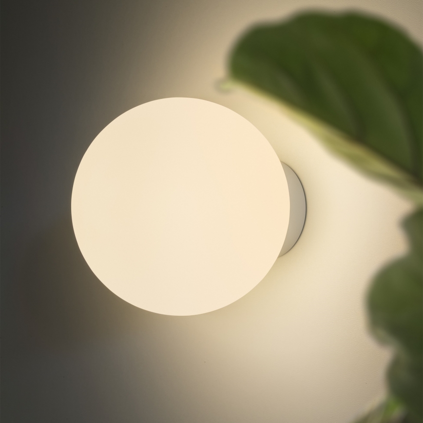 Ideal Lux - Aplique de pared LED MAPA 1xG9/3W/230V Ø 15 cm blanco