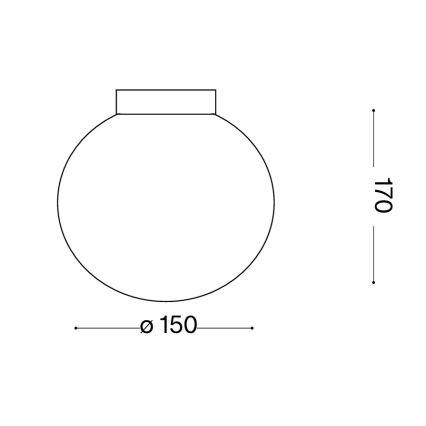 Ideal Lux - Aplique de pared LED MAPA 1xG9/3W/230V Ø 15 cm blanco