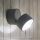 Ideal Lux - Aplique de pared LED para exterior OMEGA LED/7W/230V CRI 90 IP54 antracita