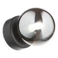 Ideal Lux - Aplique de pared LED PERLAGE 1xG9/3W/230V negro/negro ahumado