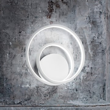 Ideal Lux - Aplique de pared LED regulable OZ LED/28W/230V CRI 90 blanco