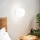 Ideal Lux - Aplique de pared MAPA 1xE27/42W/230V Ø 20 cm blanco