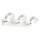 Ideal Lux - Aplique de pared orientable LED OBY 3xLED/6W/230V IRC 90 blanco