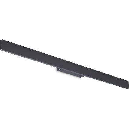 Ideal Lux - Aplique de pared LED para exterior LINEA LED/20W/230V CRI 90 104 cm IP54 antracita
